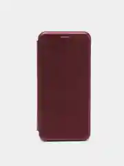 Бордовый чехол-книжка для Samsung Galaxy A81, A91, M31S, S10 Lite, Note 10 Lite, из экокожи