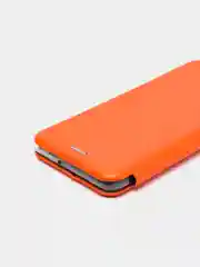 Оранжевый чехол-книжка для Samsung Galaxy A81, A91, M31S, S10 Lite, Note 10 Lite, из экокожи