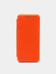 Оранжевый чехол-книжка для Samsung Galaxy A81, A91, M31S, S10 Lite, Note 10 Lite, из экокожи