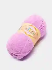 Тёмно-розовый пряжа плюшевая Софти Ализе Alize Softy 100% микрополиэстер  50 г  115 м
