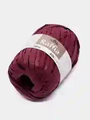 Вишнёвый пряжа Рафия 40г 50 м Raffia Переработанные листья пальмы "Рафия"-100%