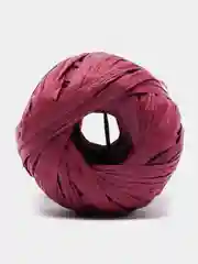 Вишнёвый пряжа Рафия 40г 50 м Raffia Переработанные листья пальмы "Рафия"-100%