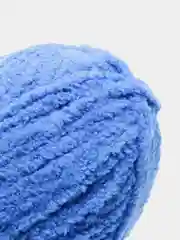 Голубой пряжа плюшевая Софти Ализе Alize Softy 100% микрополиэстер  50 г  115 м