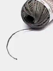Зелёный хаки пряжа Рафия 40г 50 м Raffia Переработанные листья пальмы "Рафия"-100%