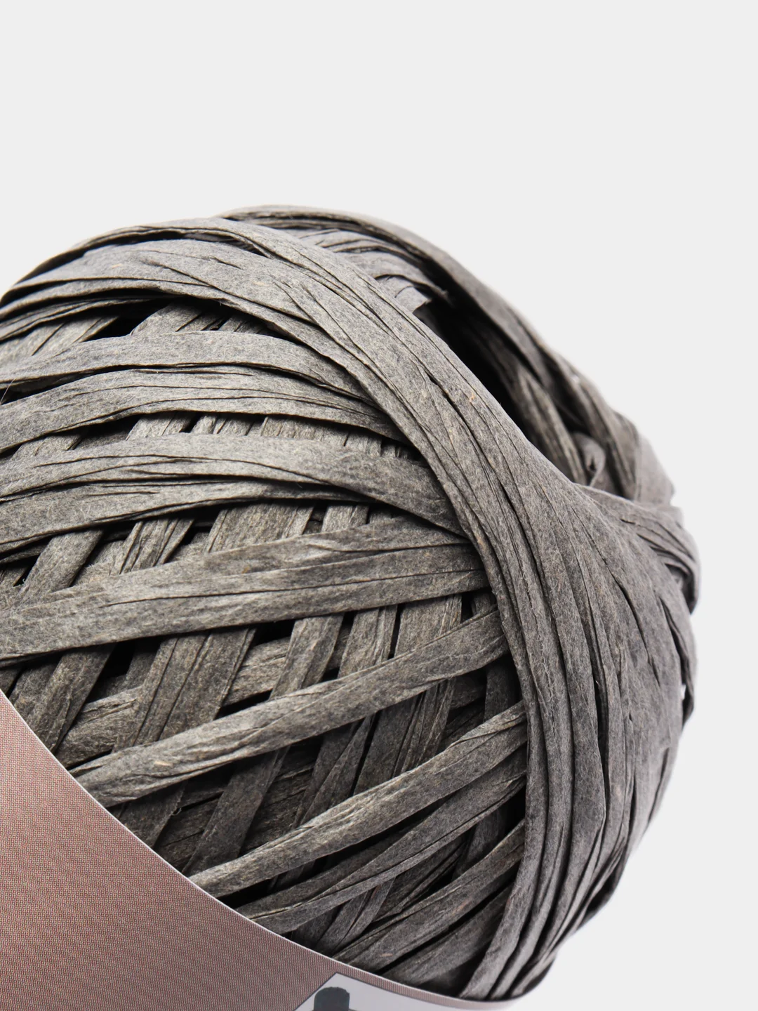 Зелёный хаки пряжа Рафия 40г 50 м Raffia Переработанные листья пальмы "Рафия"-100%