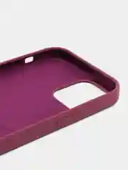 Багровый чехол Silicone Case для iPhone 12/12Pro, силиконовый, с закрытым низом