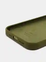 Хаки чехол Silicone Case для iPhone 12/12Pro, силиконовый, с закрытым низом