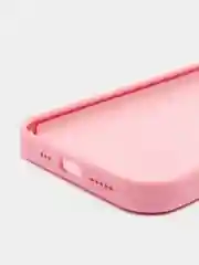 Коралловый чехол Silicone Case для iPhone 12/12Pro, силиконовый, с закрытым низом