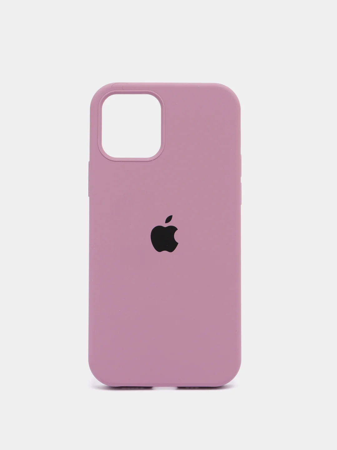 Пурпурный чехол Silicone Case для iPhone 12/12Pro, силиконовый, с закрытым низом