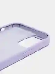 Лавандовый чехол Silicone Case для iPhone 12/12Pro, силиконовый, с закрытым низом
