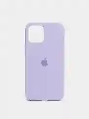 Лавандовый чехол Silicone Case для iPhone 12/12Pro, силиконовый, с закрытым низом