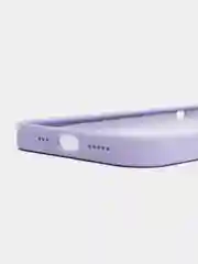 Лавандовый чехол Silicone Case для iPhone 12/12Pro, силиконовый, с закрытым низом