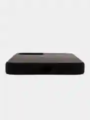 Черный чехол Silicone Case для iPhone 12/12Pro, силиконовый, с закрытым низом