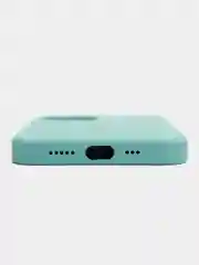 Ледяной чехол Silicone Case для iPhone 12/12Pro, силиконовый, с закрытым низом