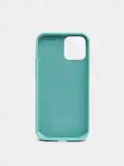 Ледяной чехол Silicone Case для iPhone 12/12Pro, силиконовый, с закрытым низом