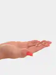Серьги-Кольца Витые Швензы 14 мм