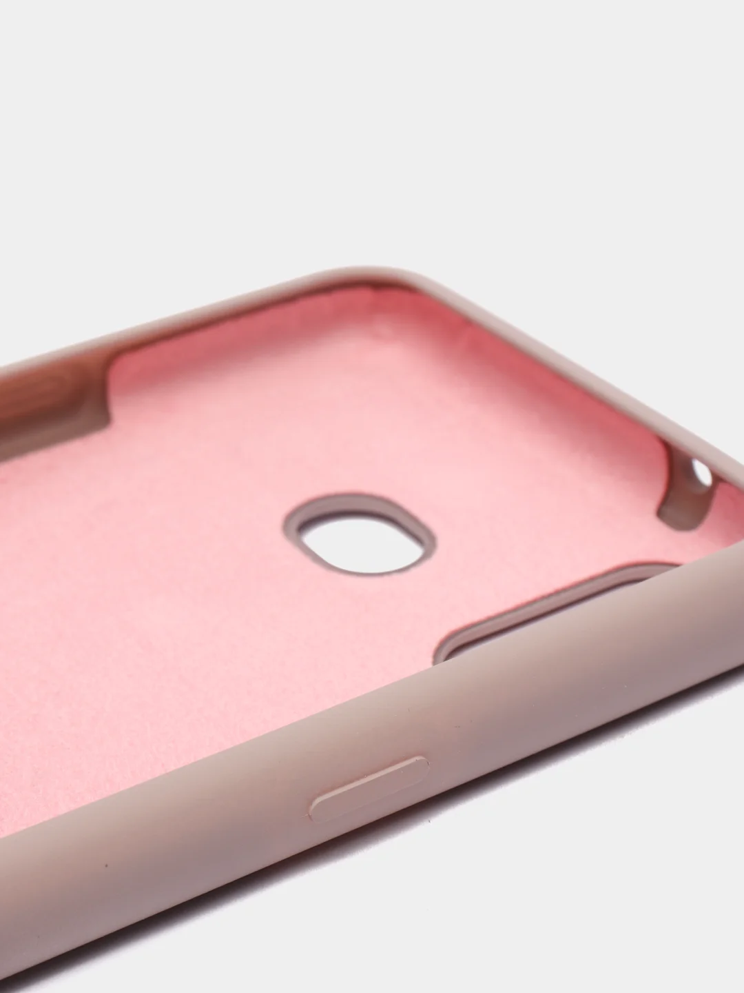Бежевый меланж чехол силиконовый Silicone Cover Case для Samsung Galaxy A6S, M20