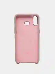 Бежевый меланж чехол силиконовый Silicone Cover Case для Samsung Galaxy A6S, M20