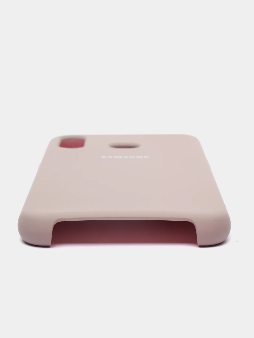 Бежевый меланж чехол силиконовый Silicone Cover Case для Samsung Galaxy A6S, M20