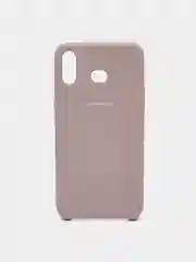 Бежевый меланж чехол силиконовый Silicone Cover Case для Samsung Galaxy A6S, M20