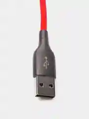 Красный кабель для зарядки с индикатором, iP, Вегас, 1м, 2,4A, Быстрая зарядка QC3.0, микс цветов