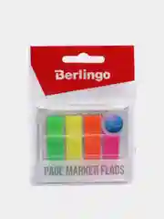 Флажки-закладки Berlingo 45*12 мм, 20л*4 неоновых цвета