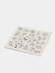 Манго наклейки для ногтей цветок