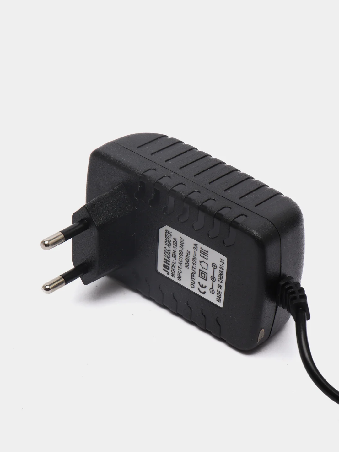 Черный блок питания для селфи-колец, 12V, 2А