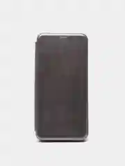 Серебряный чехол-книжка для Realme C3 / 5 / 6i