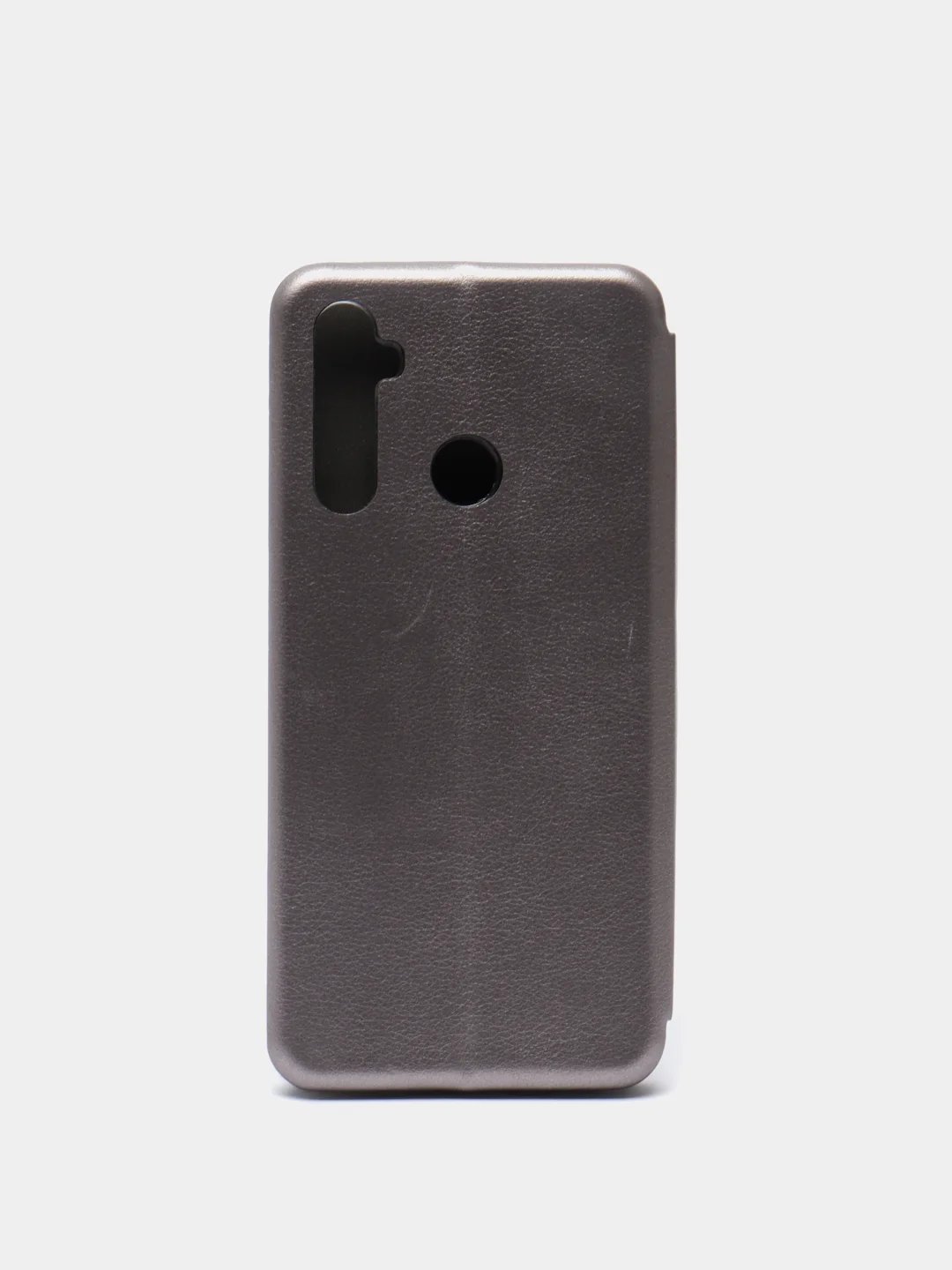 Серебряный чехол-книжка для Realme C3 / 5 / 6i