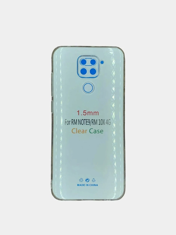 Плотный чехол Xiaomi Redmi 9C/9A, Note 8Pro/8T/9/9T,Poco X3, Poco M4Pro  1,5 мм прозрачный