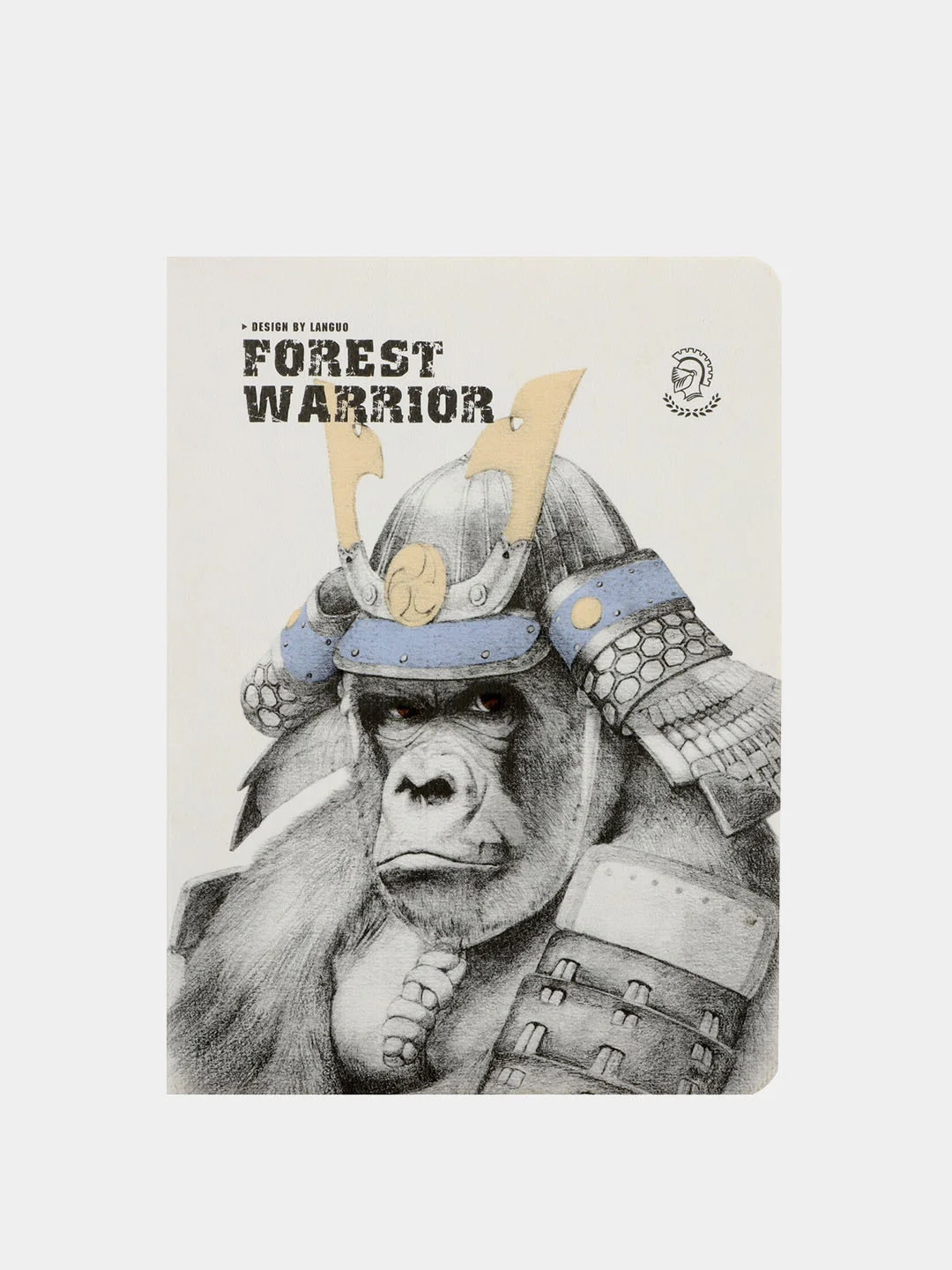 Блокнот А6, 24 листа в клетку, 105 х 142 мм, Landuo FOREST WARRIOR, сшивка