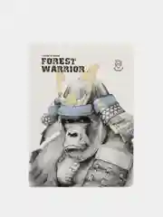 Блокнот А6, 24 листа в клетку, 105 х 142 мм, Landuo FOREST WARRIOR, сшивка