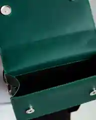 Зеленый сумка геометрической формы