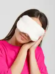 Молочный мягкая маска для сна на глаза