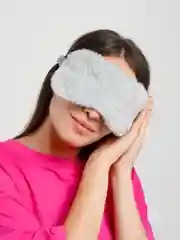 Серый мягкая маска для сна на глаза