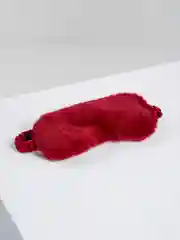 Багровый мягкая маска для сна на глаза
