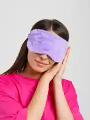 Фиолетовый мягкая маска для сна на глаза