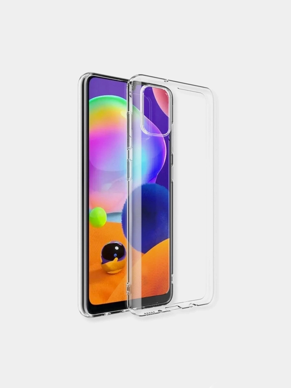 Чехол Samsung Galaxy A31, прозрачный, силиконовый