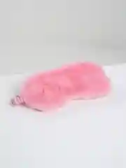 Розовый мягкая маска для сна на глаза