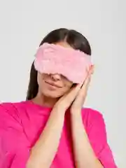Розовый мягкая маска для сна на глаза