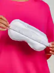 Белый мягкая маска для сна на глаза