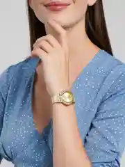 Золотой часы женские наручные, кварцевые