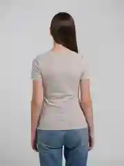 Бежевый футболка Хоум Стайл, 2090Ф