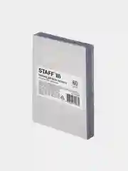 Обложка для листа паспорта STAFF, комплект из 60 штук, ПВХ, прозрачная, 237596