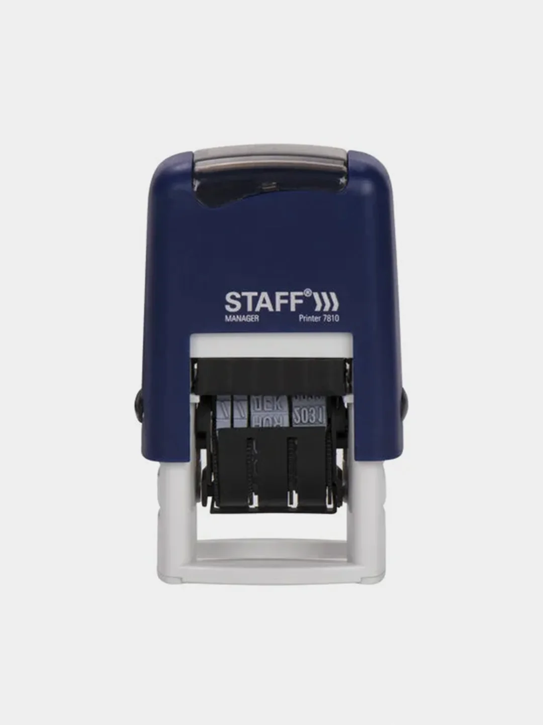 Датер-мини STAFF, месяц буквами, оттиск 22 х 4 мм, "Printer 7810", 237432