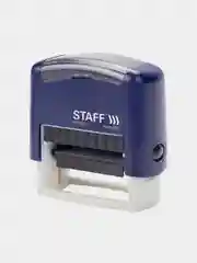 Штамп самонаборный 4-строчный STAFF, оттиск 48 х 18 мм, "Printer 8052"