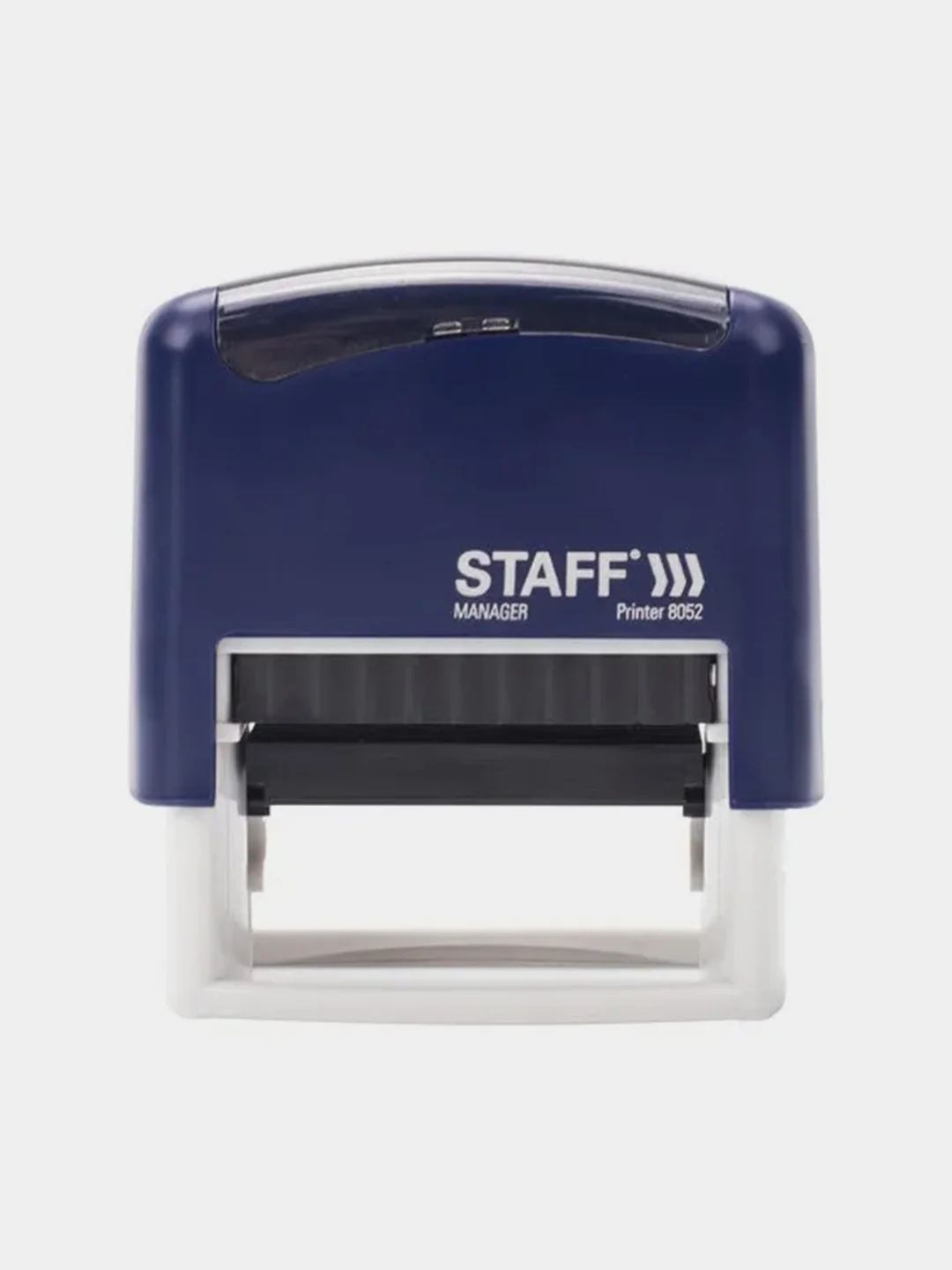 Штамп самонаборный 4-строчный STAFF, оттиск 48 х 18 мм, "Printer 8052"