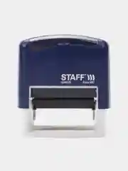 Штамп самонаборный 4-строчный STAFF, оттиск 48 х 18 мм, "Printer 8052"