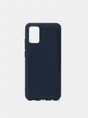 Темно-синий чехол для Samsung Galaxy A02s, Самсунг Галакси А02с силиконовый цветной